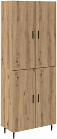 vidaXL Highboard 2 τμχ. Artisan Oak 69,5 x 34 x 180 εκ.