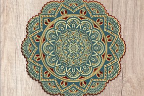 Intra απο ξύλο plywood 3mm-4mm πάχος 3D Layered Mandala – κοπής πολλαπλών επιπέδων Δίασταση 30x30 cm INTRAFABR-14461747