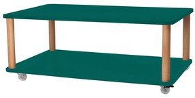 Τραπέζι Σαλονιού Τροχήλατο Ashme ASHMEROLLCT10 64x105x42,5cm Sea Green