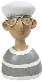 Διακοσμητική Φιγούρα Ναύτης MT2745K4 6,5x5x10,5cm Grey-Multi Espiel Polyresin