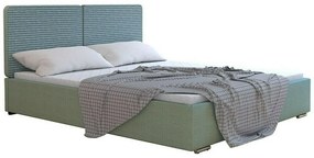 Κρεβάτι Florence 103, Διπλό, Πράσινο, 160x200, Ταπισερί, Τάβλες για Κρεβάτι, 173x214x97cm, 90 kg | Epipla1.gr