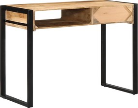 Γραφείο vidaXL 100x50x75 cm Στερεό ακατέργαστο ξύλο Mango