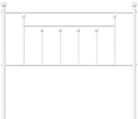 vidaXL Κεφαλάρι Λευκό 107 εκ. Μεταλλικό