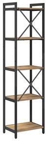 vidaXL Βιβλιοθήκη artisan δρυς 40 x 30 x 153 εκ Επεξεργασμένο ξύλο