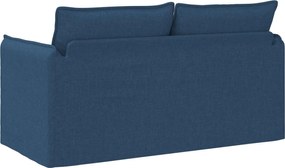 vidaXL Καναπές 140cm Μπλε Μέταλλο