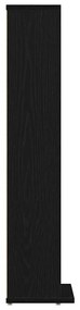 ντουλάπι CD Μαύρη δρυς 21x20x88 cm Κατασκευασμένο ξύλο - Μαύρο