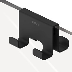 Άγκιστρο Μπάνιου Caddy 800294 Τετραπλό 6-8 mm Black Tiger Steel,Rubber