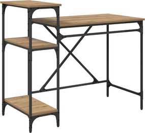 vidaXL Γραφείο Artisan Oak Επεξεργασμένο ξύλο 105 x 50 x 90 cm