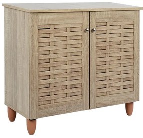 Παπουτσοθήκη-ντουλάπι REAL χρώμα sonoma 76.8x33.6x67.5
