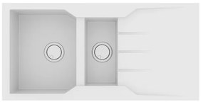 Sanitec Granite 802 Bianco Ένθετος Νεροχύτης 100 1 1/2 B 1D