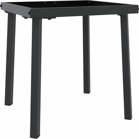 vidaXL Ξαπλώστρα 3 pcs Μαύρο και Λευκό 197 x 70 x 82 εκ.