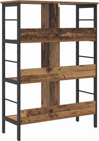 vidaXL Ράφι Βιβλίων 6 επιπέδων 82 x 32 x 112 εκ. Επεξεργασμένο Ξύλο