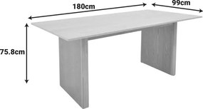 Τραπέζι Eleganza pakoworld sonoma MDF 180x99x75,8εκ