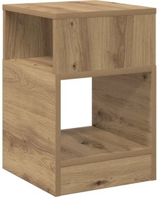 vidaXL End Table Artisan Oak 30,5 x 30 x 45 εκ Επεξεργασμένο Ξύλο