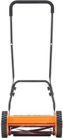 VEVOR 16" Push Reel Lawn Mower 5-Blade Adjustable Height Grass Catcher 2 Wheels