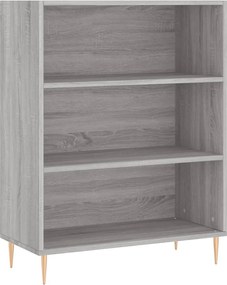 vidaXL Ντουλάπι Γκρι Sonoma 69,5 x 34 x 180 εκ. Επεξεργασμένο Ξύλο