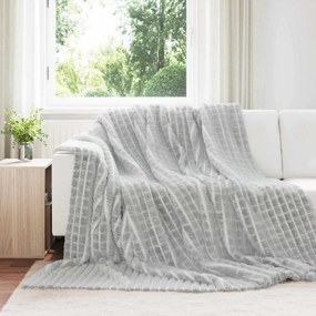 vidaXL Ριχτάρια 6 pcs Γκρι 270 x 240 cm Μαλλί