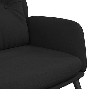 vidaXL Πολυθρόνα Relax Μαύρη από Συνθετικό Καστόρι