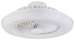 Ανεμιστήρας Οροφής Με Φως LED-Levante-INT LED 4450lm CCT 60x20cm White Intec Διάμετρος 60cm