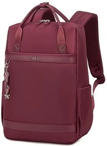 CHANTRIA γυναικεία τσάντα πλάτης CB00639 με θήκη laptop 14", 12.5L, κόκκινη