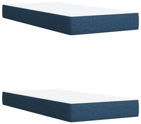 ΚΡΕΒΑΤΙ BOXSPRING ΜΕ ΣΤΡΩΜΑ ΜΠΛΕ 200X200 ΕΚ. ΥΦΑΣΜΑΤΙΝΟ 3287576