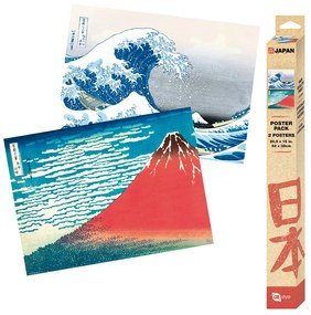 Σετ δώρου Hokusai - Red Fuji & Wave