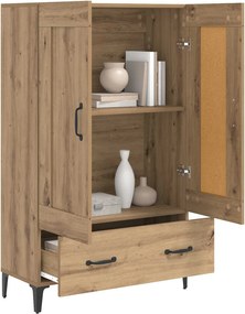 vidaXL Highboard Artisan Δρυς 70 x 31 x 115 εκ Επεξεργασμένο Ξύλο