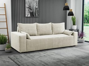 Καναπές κρεβάτι Clovis 104, Αριθμός θέσεων: 4, Αποθηκευτικός χώρος, 90x250x94cm, 110 kg, Πόδια: Πλαστική ύλη | Epipla1.gr