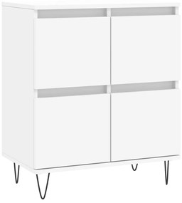 vidaXL Συρταριέρα Λευκή 60 x 35 x 70 εκ. από Επεξεργασμένο Ξύλο