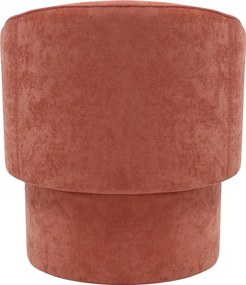 Πολυθρόνα Playmob pakoworld ύφασμα σε κεραμιδί απόχρωση 69x65x79εκ