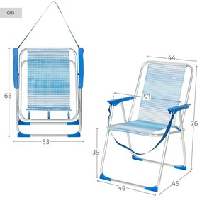 Καρέκλα στην παραλία Aktive 44 x 76 x 45 cm