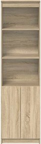 vidaXL Ντουλάπι Sonoma δρυς 50x35x180 εκ. από Επεξεργασμένο Ξύλο