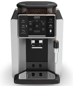 Krups EA910E10 Αυτόματη Μηχανή Espresso με Ακροφύσιο 1.7lt, Inox/Μαύρη