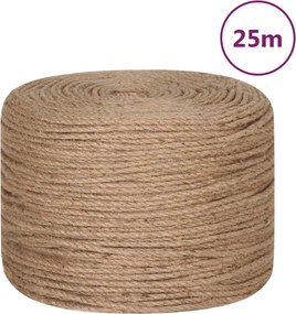 vidaXL Σχοινί Από Τζute 1 mm Φυσικό 100% Τζούτα Tossa