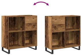 vidaXL Ντουλάπα Δίσκων Artisan Oak 84,5x38x89 εκ. Επεξεργασμένο Ξύλο