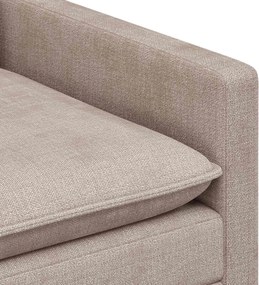 vidaXL Καναπές Μπεζ 76 x 81 x 87,5 εκ Πολυεστέρας