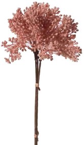 Τεχνητό Μπουκέτο Berry 4861-7 28cm Pink Supergreens Πολυέστερ