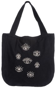 Τσάντα Θαλάσσης (45x45) Nef-Nef Homeware Eyes On Me Black