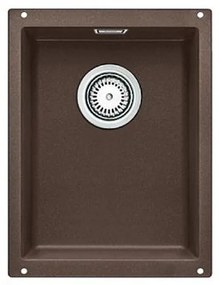 Blanco Subline-U 320-U Coffee SILGRANIT™ PuraDur™ Γρανιτένιος Νεροχύτης Υποκαθήμενος με 1 Γούρνα 35x46 cm
