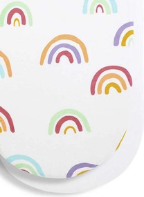 SNUZ Σετ σεντόνια 2τμχ για καλαθούνα SNUZBASKIT 37.5x75cm MULTI RAINBOW