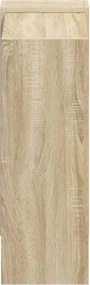 vidaXL Ράφι Βιβλίων Δρύς Sonoma 52 x 25 x 71,5 εκ Επεξεργασμένο ξύλο