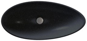 Sanitec Bliss 284 Νιπτήρας Συνθετικός Επικαθήμενος 66x35,5x14cm Metallic Space