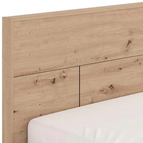 Κρεβάτι ALERIA Διπλό Artisan Oak 160x200 εκ. 173x211x102 εκ.