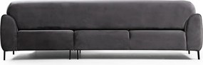 Corner Sofa-Bed Image Corner Right ( L3-Chl ) - Anthracite Anthracite