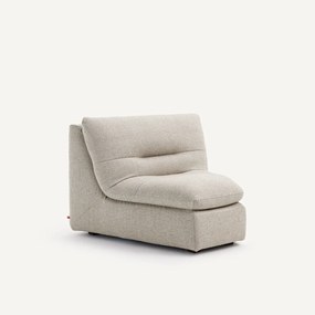 Γωνιακή πολυθρόνα σύνθεσης από βισκόζη και λινό, GIULIANO