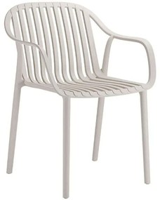 Πολυθρόνα Malva 637-124-003 58x54x78cm White