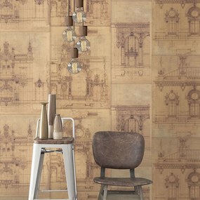 Ταπετσαρία Garnier WP20215 Brown-Taupe MindTheGap 52x300cm