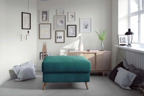 Πουφ Amelion-Petrol - 75.00Χ75.00Χ45.00cm