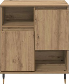 vidaXL Πλαϊνό γραφείο Artisan Oak 60 x 35 x 70 cm