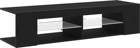 vidaXL Ντουλάπι TV Μαύρη Οξυά 135 x 39 x 30 εκ Επεξεργασμένο ξύλο